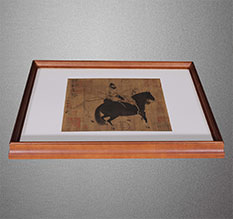 石鼓书画装裱配框服务案例