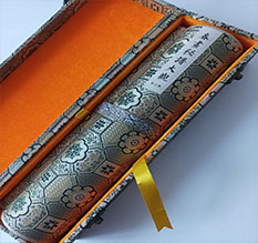 石鼓书画装裱案例